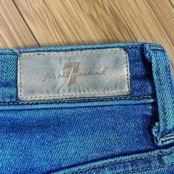 7 for all mankind boyfriend sequin crop Jean 23 - Picture 11 of 14